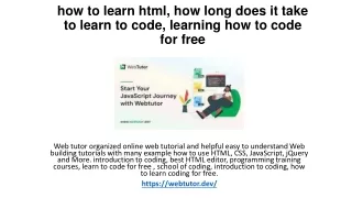 how to learn html, how long does it take to learn to code, learning how to code for free (1)