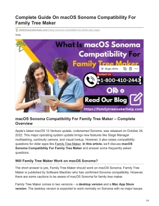 familytreemakerhelp.com-Complete Guide On macOS Sonoma Compatibility For Family Tree Maker