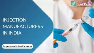 Injection Manufacturers In India