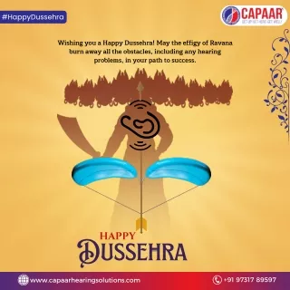 Happy Dussehra 2023 | CAPAAR Hearing Solutions in Bangalore