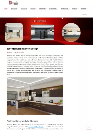 220  Popular Modular Kitchen Design