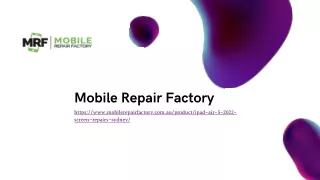 Best Apple Ipad Air Repair Services | Mobilerepairfactory.com.au