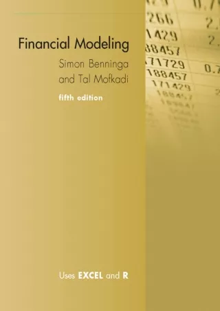 DOWNLOAD/PDF get [PDF] Download Financial Modeling, fifth edition ebooks