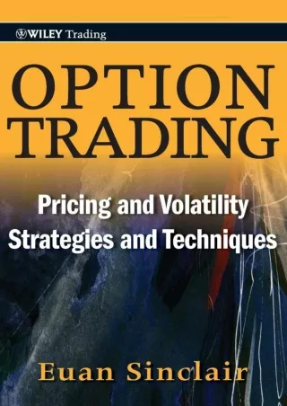 PDF/READ [PDF READ ONLINE] Option Trading ipad