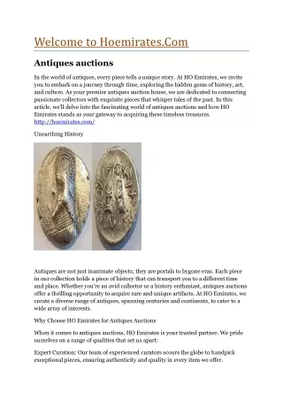 Auctions in UK