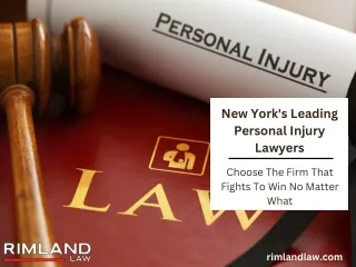 Personal Injury Lawyers New York
