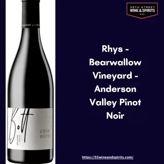Rhys - Bearwallow Vineyard - Anderson Valley Pinot Noir