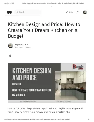 Kitchen Design and Price: How to Create Your Dream Kitchen on a Budget