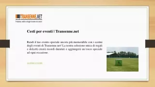 Cesti per eventi  Transenne.net