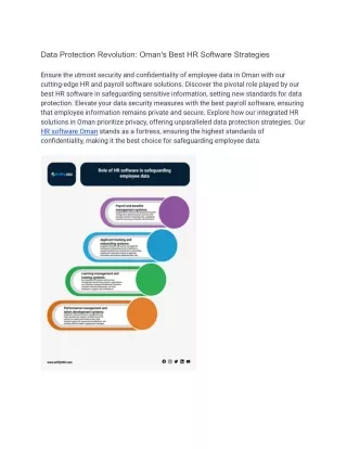 Confidentiality Unveiled: The Role of HR Software in Oman