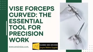 Vise Forceps Curved The Essential Tool for Precision Work