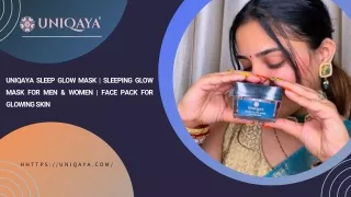 Buy Uniqaya Glow Mask Online At Best Price