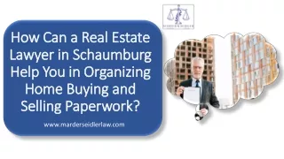 Expert Real Estate Lawyer in Schaumburg | MarderSeidler