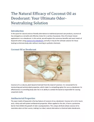 The-Natural-Efficacy-of-Coconut-Oil-as-Deodorant-Your-Ultimate-Odor-Neutralizing-Solution