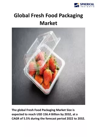 Global Fresh Food Packaging Market