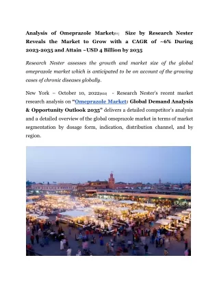 Omeprazole Market