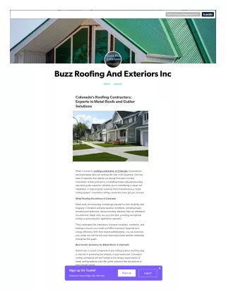 Colorado's Roofing Contractors: Experts in Metal Roofs and Gutter Solutions