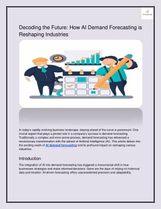 Decoding the Future: How AI Demand Forecasting is Reshaping Industries