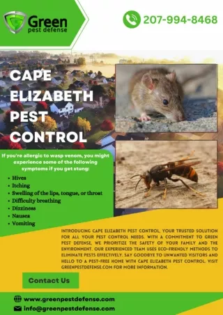 Cape Elizabeth Pest Control