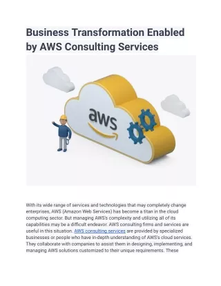 awsconsulting company