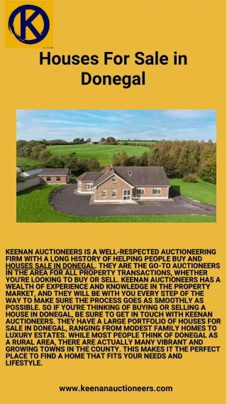 Houses For Sale in Donegal