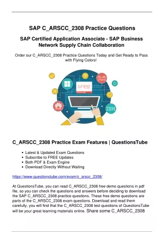 Actual SAP C_ARSCC_2308 Exam Questions - Your Pathway to Quick Success