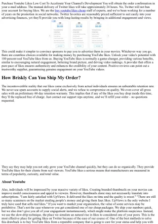 12 Stats About buy youtube likes cheap to Make You Look Smart Around the Water C