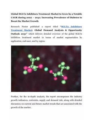 SGLT2 Inhibitors Treatment Market