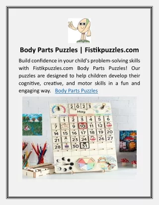 Body Parts Puzzles | Fistikpuzzles.com