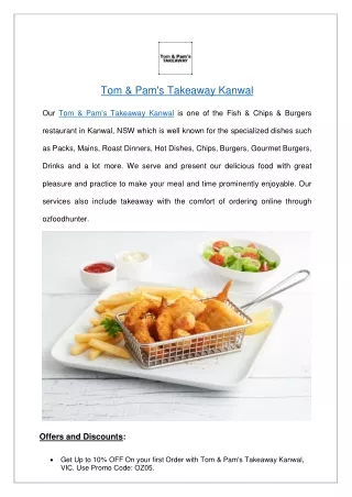 Tom & Pam's Takeaway Kanwal pdf