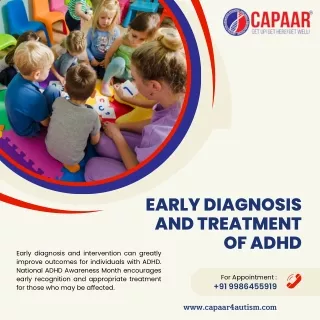 Early diagnosis and treatment of ADHD | ADHD Treatment in Bangalore | CAPAAR
