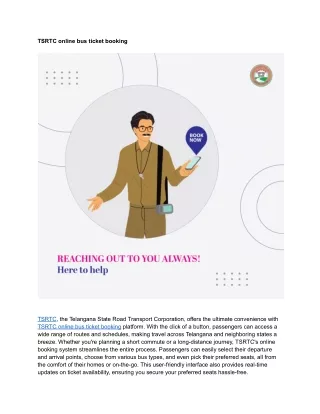 TSRTC online bus ticket booking