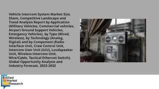 Vehicle Intercom System Market pdf