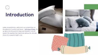 Soft Down Pillows: Your Ticket to Tranquil Slumber