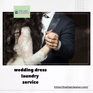 wedding dress laundry service