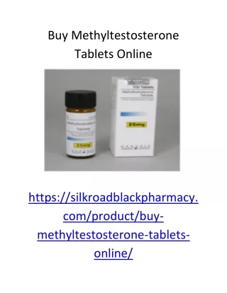 Buy Methyltestosterone Tablets Online