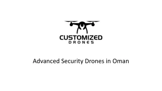 Advanced Security Drones in Oman