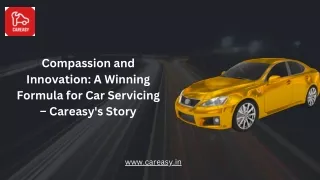 Compassion and Innovation A Winning Formula for Car Servicing – Careasy's Story