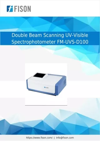 Double-Beam-Scanning-UV-Visible-Spectrophotometer