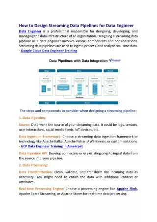 Google Cloud Data Engineer Training | GCP Training in Hyderabad