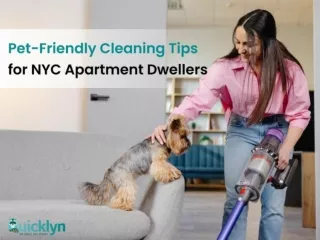 Pet-Friendly Cleaning Tips for NYC Apartment Dwellers