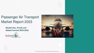 Global Passenger Air Transport Market Report And Strategies To 2032