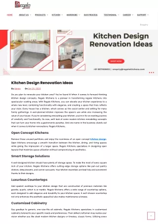 Kitchen Design Renovation Ideas - Regalo Kitchens