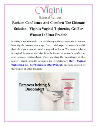 Buy Vaginal Tightening Gel For Women in Uttar Pradesh Call-8130095129