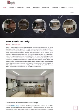 Innovative Kitchen Design - Regalo Kitchens