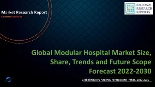 Modular Hospital Market Size, Share, Trends and Future Scope Forecast 2022-2030