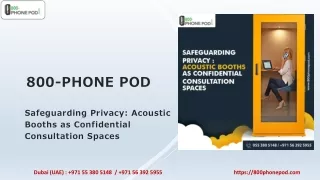 Safeguarding Privacy Acoustic Booths as Confidential Consultation Space