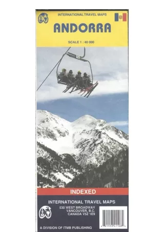 Ebook download Andorra 1 40000 Travel Map for ipad