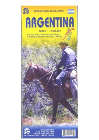 Kindle online PDF Argentina 1 2200000 Including Inset Of Buenos Aires Buenos Air