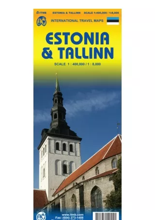 PDF read online Estonia 1 400000 And Tallinn 1 8000 Travel Map unlimited